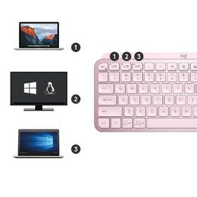 Klávesnica Logitech MX Keys Mini, US ružová

 obrázok produktu 5 z 8