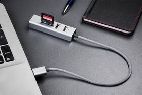 Čítačka pamäťových kariet YENKEE YHC 101SR USB COMBO HUB 

 obrázok produktu 3 z 4