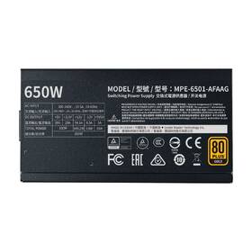 Zdroj Cooler Master MWE 650 Gold V2 čierny

 obrázok produktu 2 z 9