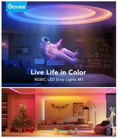 LED pásik Govee M1 PRO PREMIUM Smart RGBICW+ LED - 2m 

 obrázok produktu 5 z 7