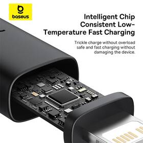 Kábel Baseus Dura USB-C/Lightning, 20W, 1m čierny/červený

 obrázok produktu 12 z 16