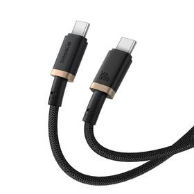 Kábel Baseus Dura USB-C/USB-C, 100W, 2m čierny/zlatý

 obrázok produktu 3 z 16