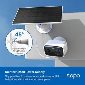 IP kamera TP-Link Tapo TC80 HD Solar Kit biela

 obrázok produktu 2 z 9
