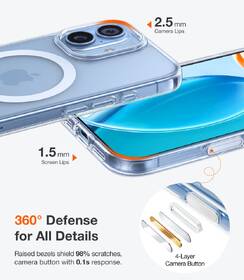 Kryt na mobil Torras Guardian Magnetic na Apple iPhone 17 priehľadný

 obrázok produktu 4 z 7