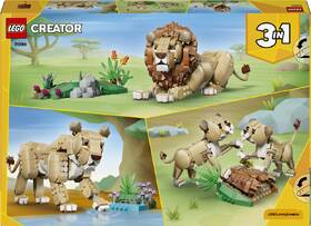 Stavebnica LEGO® Creator 3 v 1 31386 Divoké zvieratá: Majestátny lev 

 obrázok produktu 3 z 8