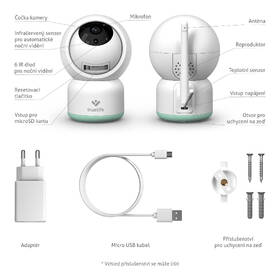 Detská elektronická pestúnka TrueLife NannyCam R3 Smart 

 obrázok produktu 3 z 11