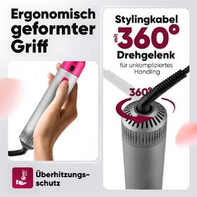 Styler ProfiCare HAS 3132 P sivá/ružová

 obrázok produktu 15 z 16