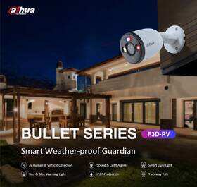 IP kamera Dahua F3D-PV Bullet, 3Mpx, f=2,8mm biela

 obrázok produktu 4 z 4