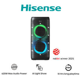 Párty reproduktor Hisense Party Thunder čierny

 obrázok produktu 9 z 10