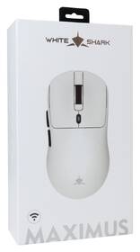 Myš White Shark MAXIMUS biela

 obrázok produktu 5 z 5