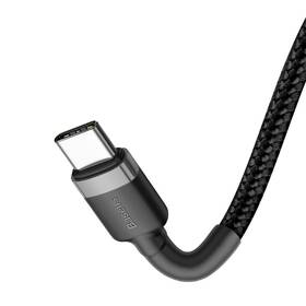 Kábel Baseus Cafule USB-C/USB-C, PD 2.0 60W, 2m čierny/sivý

 obrázok produktu 3 z 7