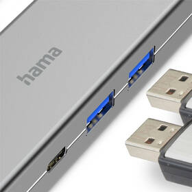 USB Hub Hama Multiport sivý

 obrázok produktu 1 z 6