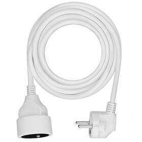 Kábel predlžovací Solight 1 zásuvka, 3 x 1.5mm2, 5 m biely

 obrázok produktu 1 z 3