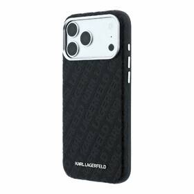 Kryt na mobil Karl Lagerfeld PU Grained Allover Semi Wrap Magsafe na Apple iPhone 18 Pro čierny

 obrázok produktu 3 z 6