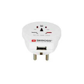 Cestovný adaptér SKROSS pre cudzincov v SR, vr. 1x USB 2100mA biely

 obrázok produktu 3 z 6