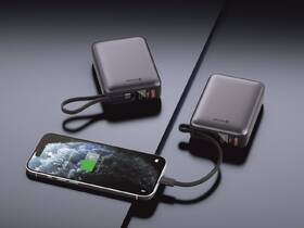 Powerbank Swissten s integrovaným káblom USB-C, 45W 20000 mAh strieborný

 obrázok produktu 4 z 6