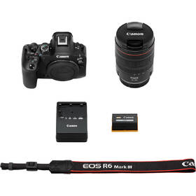 Digitálny fotoaparát Canon R6 Mark III + RF 24-105 mm f/4 L IS USM čierny

 obrázok produktu 9 z 11