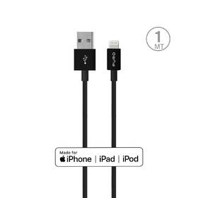 Kábel Puro Plain Lightning/USB-A 12 W, 1 m čierny

 obrázok produktu 1 z 2