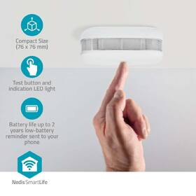 Detektor dymu Nedis SmartLife Wi-Fi, 3ks biely

 obrázok produktu 9 z 10