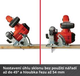 Okružná píla Einhell TE-CS 18/165-1 Li (bez batérie) 4331207 

 obrázok produktu 5 z 8