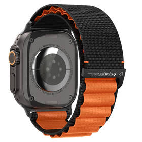 Remienok Spigen Fabric na Apple Watch 49/46/45/44mm čierny/oranžový

 obrázok produktu 5 z 15