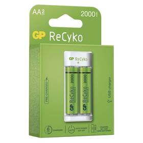 Nabíjačka GP Eco E211 + 2× AA ReCyko 2000 

 obrázok produktu 5 z 5