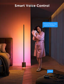 Stojacia lampa Govee Floor Lamp Pre RGBICWW LED + ovládač CZ čierna

 obrázok produktu 5 z 9