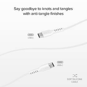 Kábel SBS USB-C/USB-C, 25 W, 2 m biely

 obrázok produktu 2 z 4