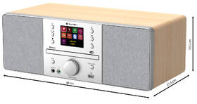 Mikro HiFi systém GoGEN IR 267 BTDAB strieborný/hnedý

 obrázok produktu 2 z 11