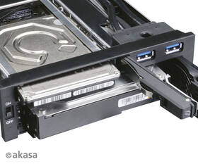Rámček AKASA Lokstor M51 2.5" & 3.5" SATA HDD Dock in 5.25" PC Bay, USB 3.0 pass through čierny

 obrázok produktu 4 z 6