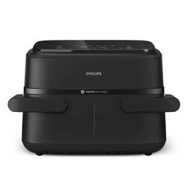 Fritéza teplovzdušná Philips Airfryer 1000 Series Dual basket 7,1 l, NA150/00 čierna

 obrázok produktu 1 z 10