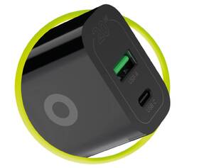 Nabíjačka do siete Mobile Origin PD20W MO12, 1x USB-A, 1x USB-C čierna

 obrázok produktu 7 z 14