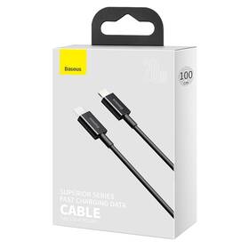 Kábel Baseus Superior Series USB-C/Lightning 20W 1m čierny

 obrázok produktu 9 z 10