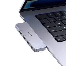 USB Hub Baseus UltraJoy Series 5-Port HUB sivý

 obrázok produktu 4 z 4