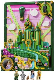 Stavebnica LEGO® Wicked 75685 Nástenné umenie: Emerald City 

 obrázok produktu 1 z 9