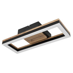 LED stropné svietidlo GLOBO Beatrix 12 W, obdélníkové čierne/drevené

 obrázok produktu 1 z 3