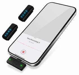 Mikrofón Connect IT ClipMic Pro USB-C  (2 ks + receiver) čierny

 obrázok produktu 3 z 7