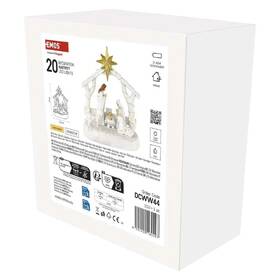 LED dekorácie EMOS 20 NATIVITY, SET, 2AAA, TIMER, WW biela

 obrázok produktu 2 z 5