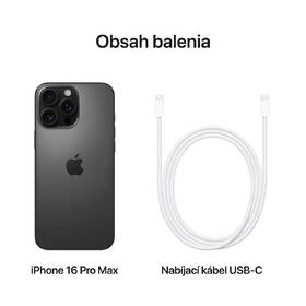 Mobilný telefón Apple 256 GB čierny titán 

 obrázok produktu 8 z 9