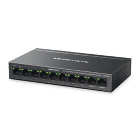 Switch Mercusys MS110CP 8-Port FE + 2-Port Gigabit (8-Port PoE+ 65W) čierny

 obrázok produktu 1 z 9