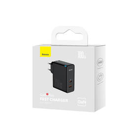 Nabíjačka do siete Baseus GaN5 Pro, USB-C + USB-A 100W čierna

 obrázok produktu 10 z 10