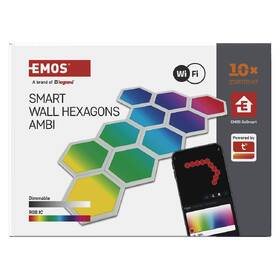 Nástenné svietidlo EMOS GoSmart, 19 W, RGB hexagons (10 ks) biele

 obrázok produktu 6 z 7