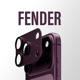 Tvrdené sklo PanzerGlass FENDER  na Apple iPhone 18 Pro, ochranný hliníkový prvek fotoaparátu vínovej

 obrázok produktu 6 z 6