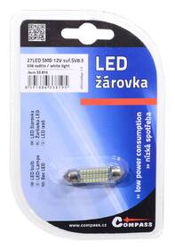 Autožiarovka Compass 33819 27 SMD LED 12V suf. SV8.5 

 obrázok produktu 1 z 2