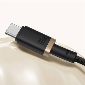 Kábel Baseus Dura USB-C/USB-C, 100W, 2m čierny/zlatý

 obrázok produktu 8 z 16
