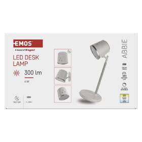 Stolná lampa EMOS ABBIE, 300 lm, stmievanie, 6 W, studená/teplá/neutrálna biela biela

 obrázok produktu 8 z 11