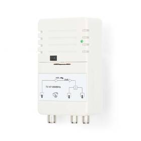 Zosilňovač Nedis 25 dB, 3x IEC, ovládanie zosilnenia biely

 obrázok produktu 3 z 6