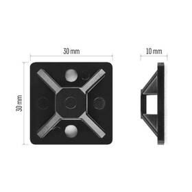 Páska EMOS SAMOLEPICÍ PATKA 30×30MM 3M TAPE, 25KS čierna

 obrázok produktu 11 z 11