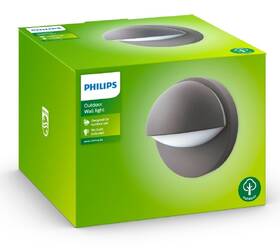 Nástenné svietidlo Philips June, 1xE27 - antracitové 

 obrázok produktu 2 z 2