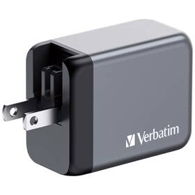 Cestovný adaptér Verbatim GNC-65 GaN 65W, 2x USB-C PD 65W, 1x USB-A QC 3.0 strieborný

 obrázok produktu 4 z 6
